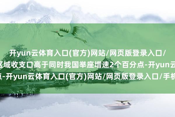 开yun云体育入口(官方)网站/网页版登录入口/手机版最新下载长三角区域收支口高于同时我国举座增速2个百分点-开yun云体育入口(官方)网站/网页版登录入口/手机版最新下载